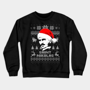 Nikola Tesla Saint Nikolas Crewneck Sweatshirt